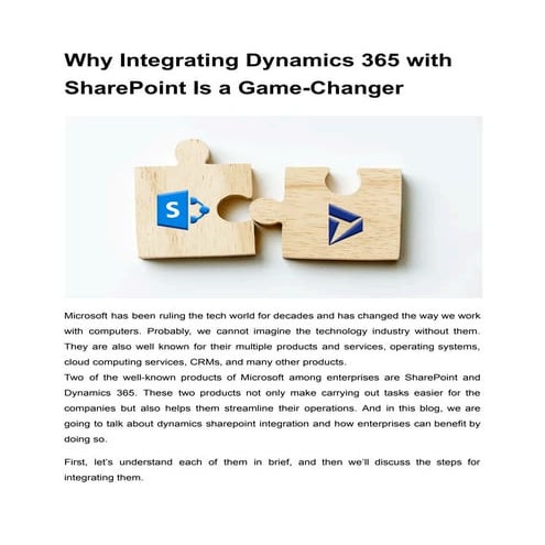 Why Integrating Dynamics 365 with SharePoint Is a Game-Changer.pdf