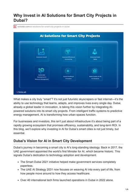 Why Invest in AI Solutions for Smart City Projects in Dubai.pdf