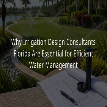 Why Irrigation Design Consultants Florida Are Essential for Efficient ...