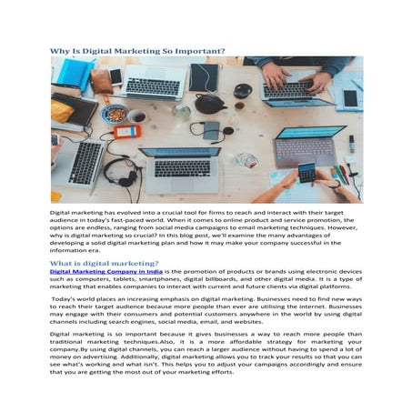 What is digital marketing? | PDF