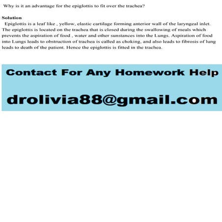 Why is it an advantage for the epiglottis to fit over the trachea.pdf