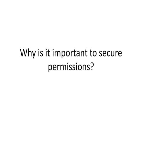 Permissions | PPTX