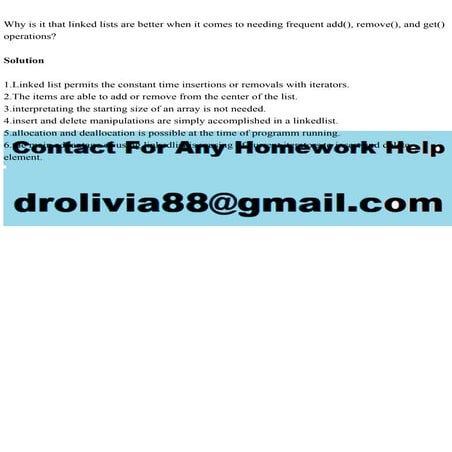 Why is it that linked lists are better when it comes to needing freq.pdf
