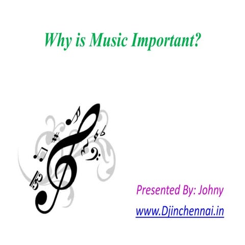 Why is Music Important?