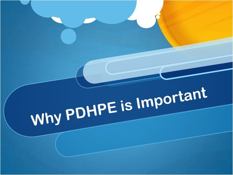 Why is pe important