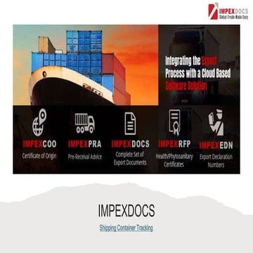 Why Is Real-Time Data Crucial in ImpexTrack's Container Tracking? | PPTX