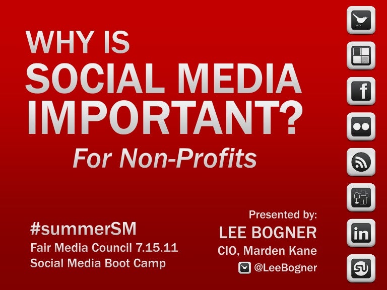 Why is social media important?
