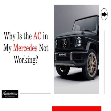 Why is the AC in my Mercedes not working