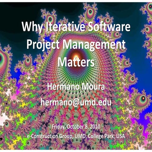 Why iterative software project management matters