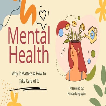 Mental health and how to take care of your mental health | PDF