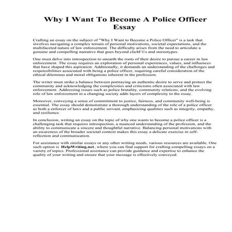 Why I Want To Become A Police Officer Essay.pdf