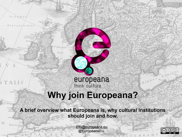 Why join Europeana?