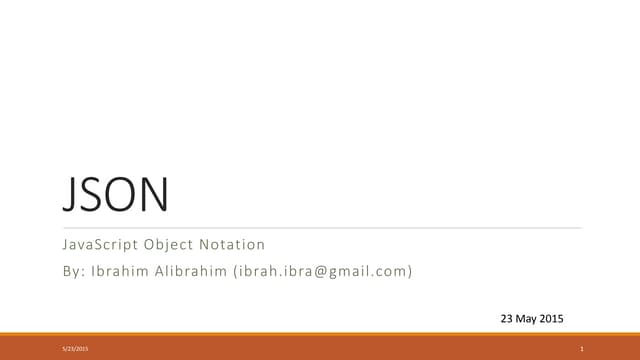 JSON