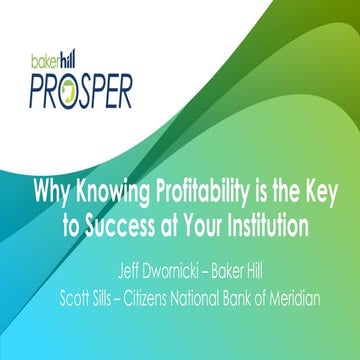 Why Knowing Profitability Is the Key to Success at Your Institution