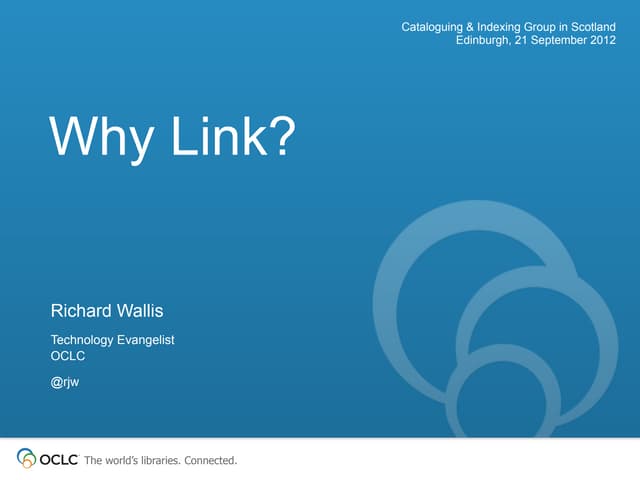 Why link?