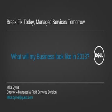 Why Managed Services