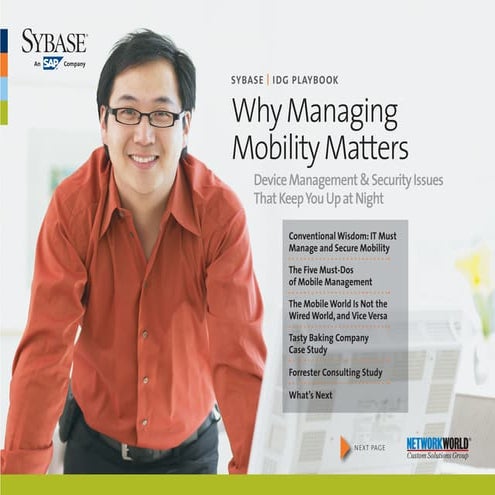 Why Managing Mobility Matters