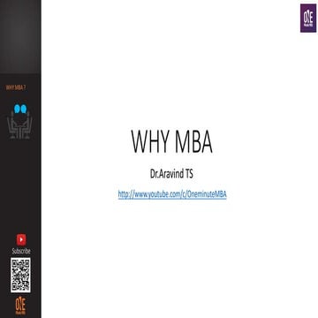 Why MBA | PDF