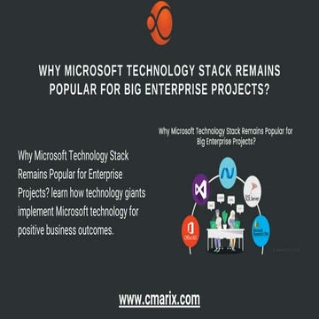 Why Microsoft Technology Stack Remains Popular for Big Enterprise Projects?