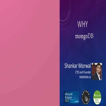 Why MongoDB over other Databases - Habilelabs | PPT