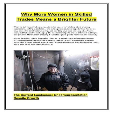 Why More Women in Skilled Trades Means a Brighter Future | Careers ...