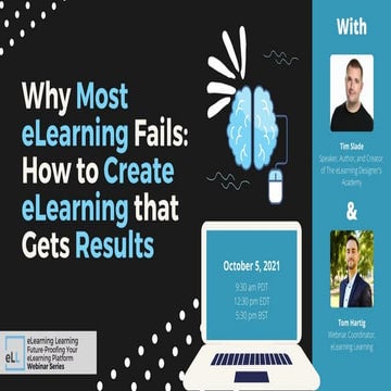 Why Most eLearning Fails: How to Create eLearning that Gets Results