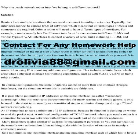 Why must each network router interface belong to a different network.pdf