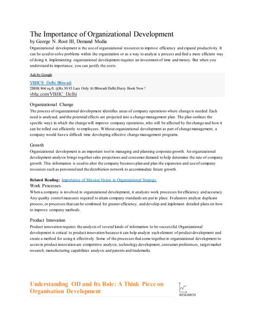 Organizational Development Process | PPT