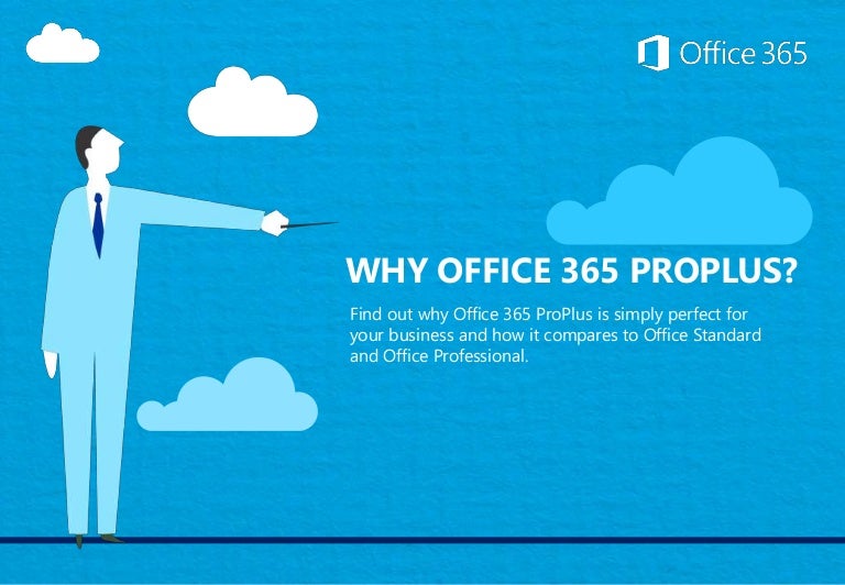 Why Office 365 ProPlus?