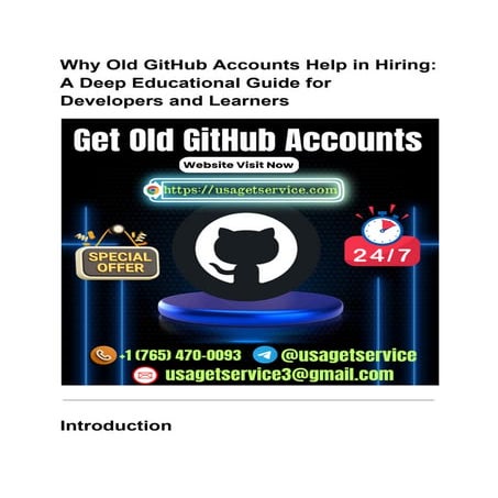 GitHub & Stack Overflow Recruiting | PPTX