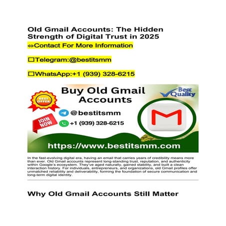 Why Buying, Old Gmail Accounts Still Matter.docx