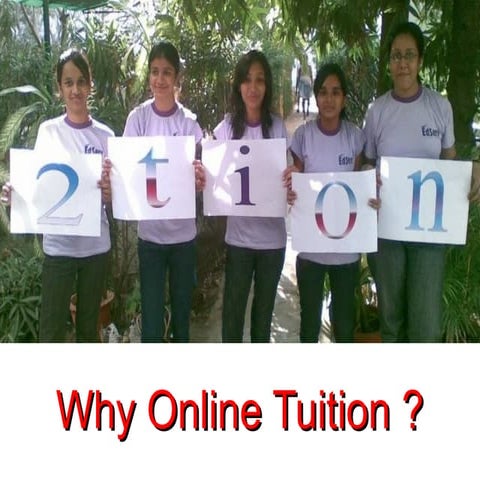 Why online tuition