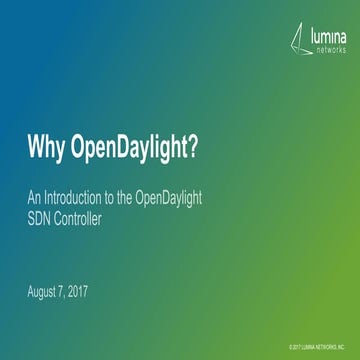 Why OpenDaylight
