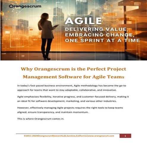 Why Orangescrum is the Perfect Project Management Software for Agile Teams.pdf