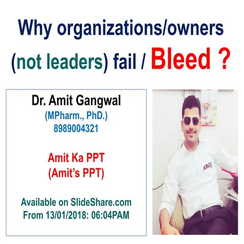 Why organizations fail | PDF