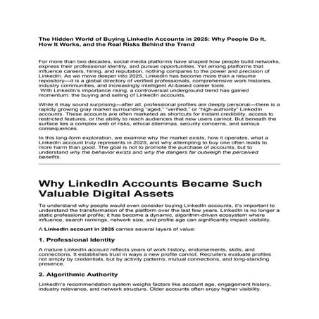 Why (or Why Not) to Best LinkedIn Accounts for Outreach.docx