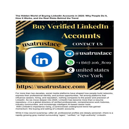 Why (or Why Not) to Best LinkedIn Accounts for Outreach.pdf