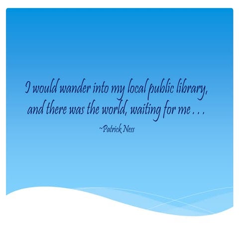 Why our library matters