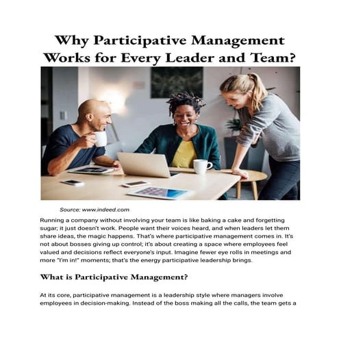 participative management | PPTX