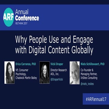 Why people use and engage with digital content globally