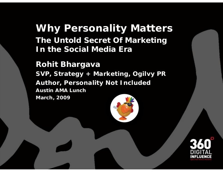 Why Personality Matters