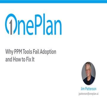 Why PPM Tools Fail Adoption and How to Fix It | PDF