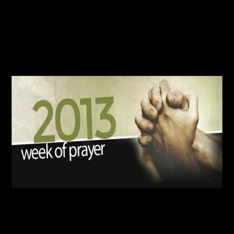 Why Pray? Slides, 1/6/13