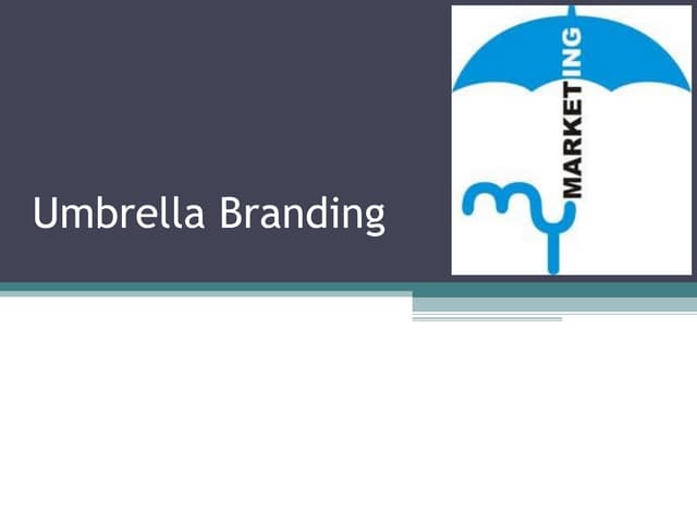 why choose umbrella for wider marke...