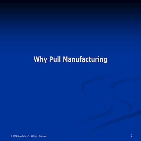 Demand Flow Technology workshop - Lean manufacturing | PPT