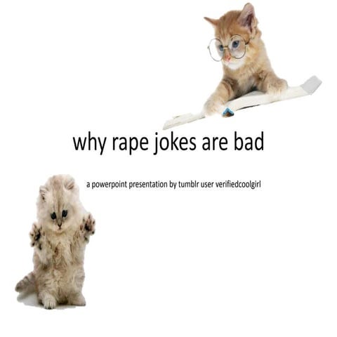 why rape jokes are bad