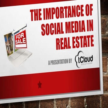 Why Real Estate Needs Social Media