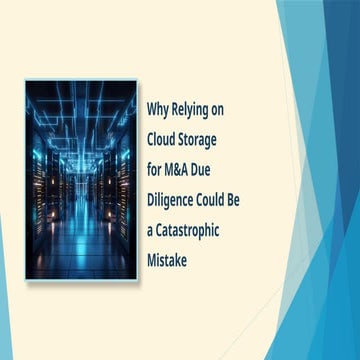 Cloud Storage Alone Cannot Protect Critical Deals | PPTX