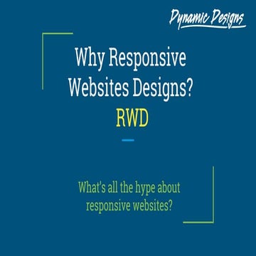 Why responsive websites?