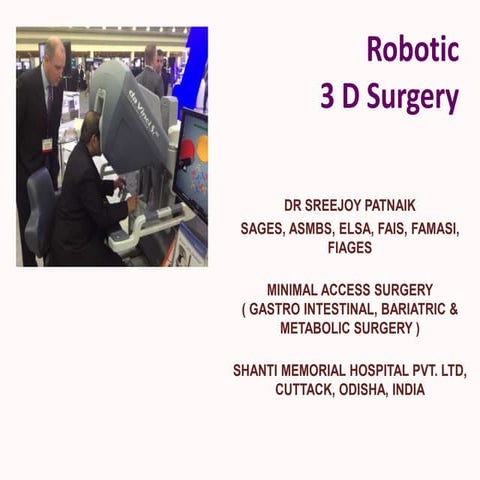 Why robotic bariatric SP